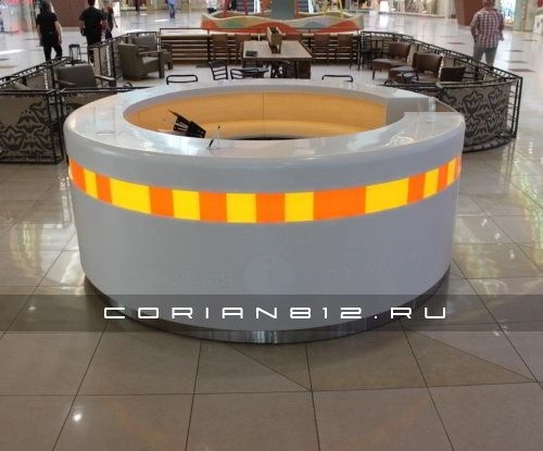 Стойки ресепшн из искусственного камня